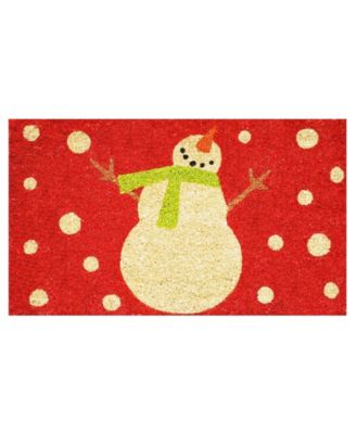 Home & More - Holiday Snowman 17" x 29" Coir/Vinyl Doormat