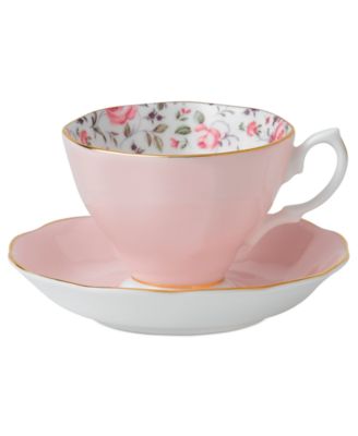 Royal Albert - Rose Confetti Vintage Cup & Saucer