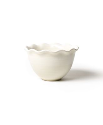 Coton Colors - Signature White 9" Ruffle Bowl