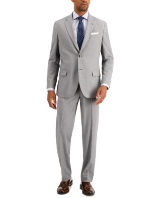 Nautica - Men's Modern-Fit Bi-Stretch Black Suit