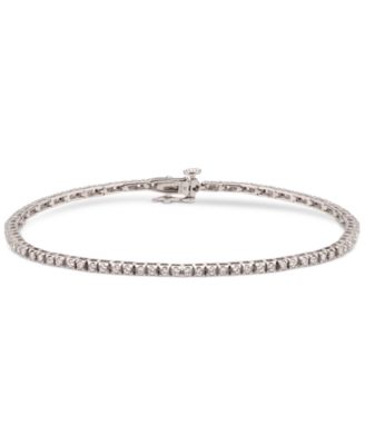 Macy's - Diamond Tennis Bracelet (1-1/2 ct. t.w.) in 10k White Gold
