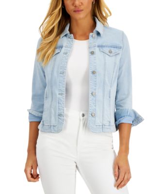 Charter Club - Stretch-Twill Denim Jacket