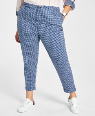 Tommy Hilfiger - Plus Size Hampton Gingham Chino Pants