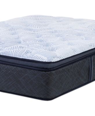 Serta - Perfect Sleeper Blue Lagoon Night 14" Plush Pillow Top Mattress-King