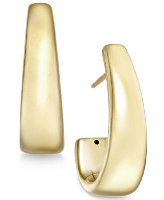Macy's - J-Hoop Earrings in 14k Gold