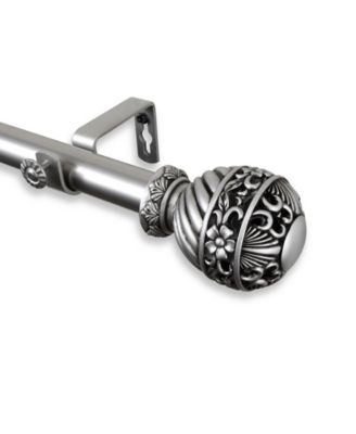 Rod Desyne - Lanette Curtain Rod 1" OD 160-240 inch - Black