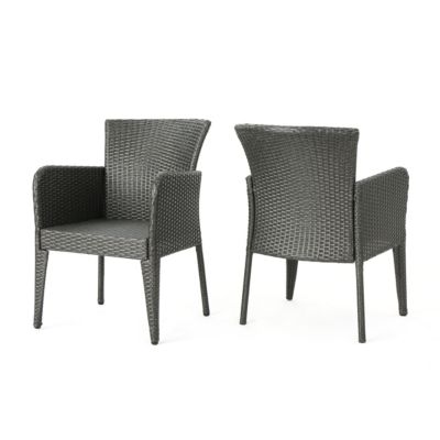 Noble House - Anaya Outdoor Dining Chair, Quick Ship (Set of 2)