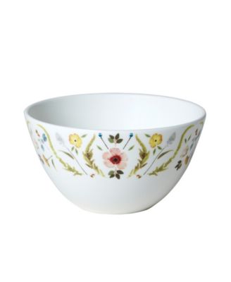 Twig New York - Scandinavian Floral Cereal/Soup Bowl