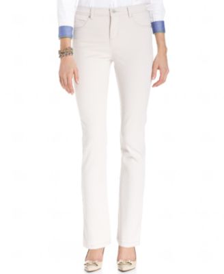 Charter Club - Tummy-Slimming Straight-Leg Jeans, Nantucket Wash