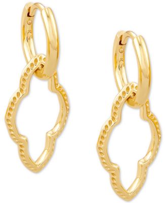 Kendra Scott - Medallion Charm Huggie Hoop Earrings