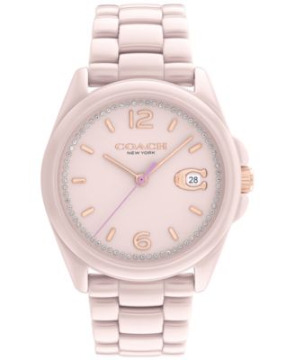 COACH - Women's Greyson White Ceramic Bracelet Watch 36mm