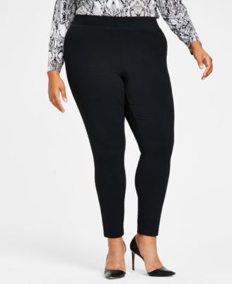 I.N.C. International Concepts - Plus Size Skinny Pull-On Pants
