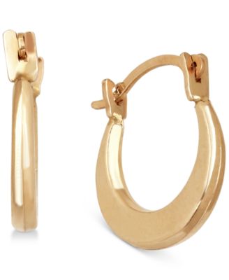 Macy's - Small Round Hoop Earrings in 14k Gold
