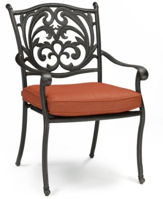 Bernhardt - Set of 4 Chateau Cast Aluminum Outdoor Dining Chairs, Created for Macy's