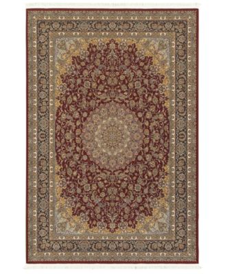 JHB Design - Paragon  Medallion Red 3'10" x 5'5" Area Rug