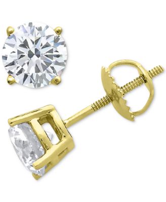 Macy's - Diamond Stud Earrings (1/10 ct. t.w.)
