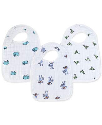 aden by aden + anais - Baby Boys & Girls 3-Pk. Cotton Jungle Jam Bibs