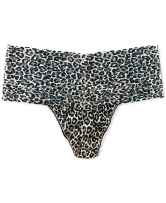Hanky Panky - Women's Plus Size One Size Leopard-Print Thong 2X1924X