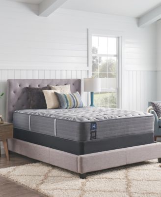 Sealy - Premium Posturepedic Satisfied II 13" Plush Mattress Set- California King