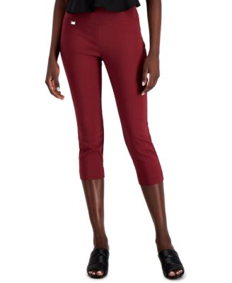 Alfani - Skinny Pull-On Capri Pants