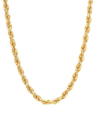 Macy's - Rope Link 22" Chain Necklace in 10k Gold