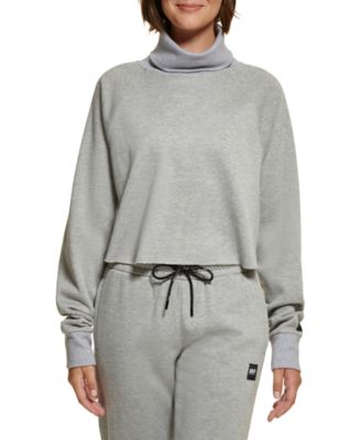 DKNY - Women's Active Sparkle Fleece Sweater