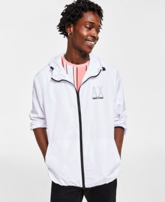 A|X Armani Exchange - Men's Zip-Up Hooded Logo Jacket
