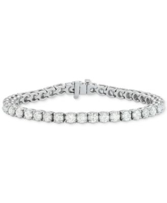 Macy's - Diamond Tennis Bracelet (12 ct. t.w.) in 14k White Gold