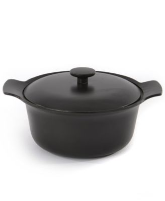 BergHOFF - Ron Black Cast Iron 4.4 Qt. Covered Stockpot