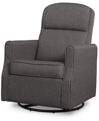 Delta Children - Blair Nursery Glider Swivel Rocker Chair, Quick Ship