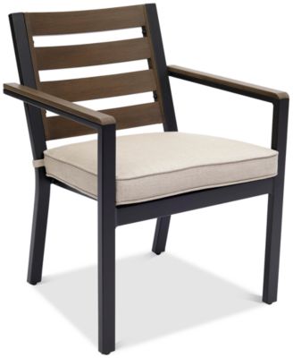 Bernhardt - Set of 2 Stockholm Outdoor Dining Chairs with Outdoor Cushion, Created for Macy's
