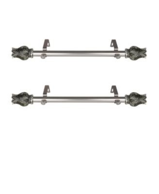 Rod Desyne - Verda 1" Side Curtain Rod 12-20 inch (Set of 2)