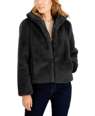 I.N.C. International Concepts - Petite Cropped Faux-Fur Jacket