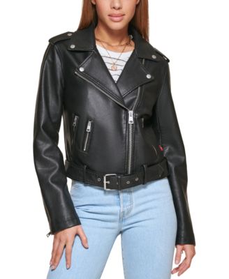 Levi's - Faux-Leather Moto Jacket