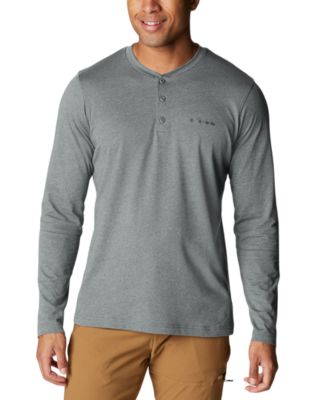 Columbia - Men's Thistletown Hills Logo Graphic Long-Sleeve Tech Henley