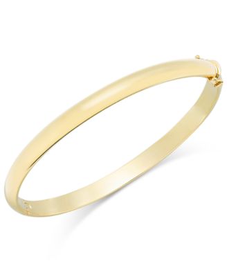 Macy's - Polished Bangle Bracelet in 14k Gold