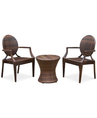 Noble House - Gladin 3-Pc. Outdoor Set, Quick Ship