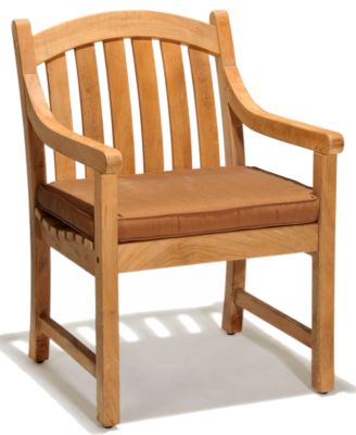 Furniture - Set of 2 Bristol Teak Outdoor Dining Chairs, Created for Macy's