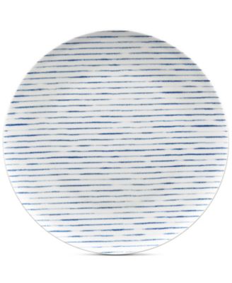 Noritake - Blue Hammock Coupe Stripes Dinner Plate