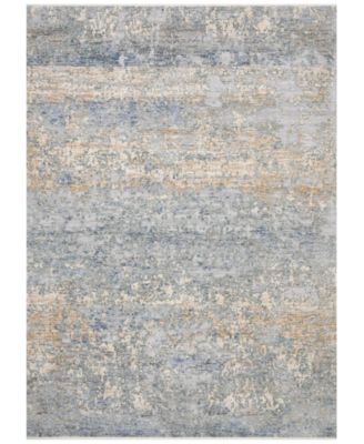 Spring Valley Home - Pandora PAN-05 Blue/Gold 18" Square Swatch