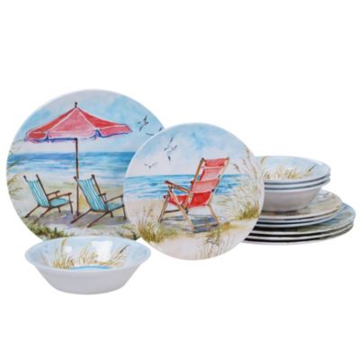 Certified International - Ocean View 12-Pc. Dinnerware Set