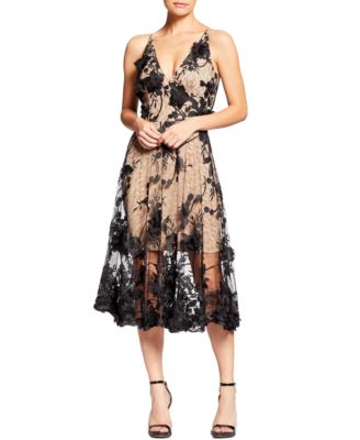 Dress the Population - Audrey Floral Appliqu&eacute; Lace Dress