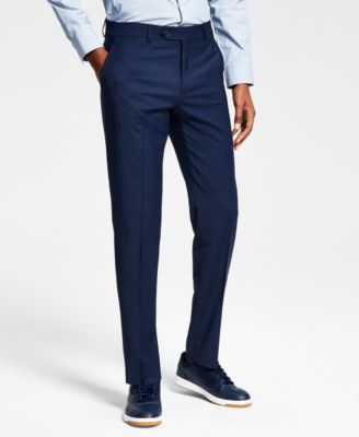 Tommy Hilfiger - Men's Modern-Fit TH Flex Stretch Wool Suit Separate Pants