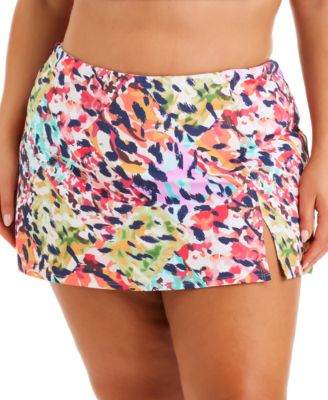 Bleu by Rod Beattie - Plus Size Party Animal Swim Skirt