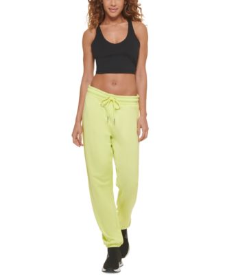 DKNY - Women's Performance Metallic-Logo Drawstring Sweatpants