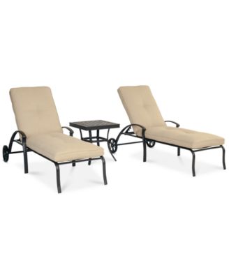 VSUserMacys5 - Park Gate Outdoor 3-Pc. Set (2 Chaise Lounges & End Table)