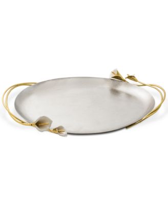 Michael Aram - Calla Lily Handled Oval Tray
