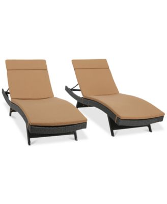 Noble House - Hayden Outdoor Chaise Lounge (Set Of 2)