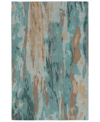 Liora Manne' - Corsica 9144 Waterfall Patina 2' x 7'6" Runner Area Rug