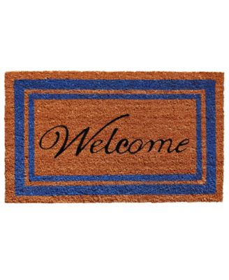 Home & More - Border Welcome 24" x 36" Coir/Vinyl Doormat